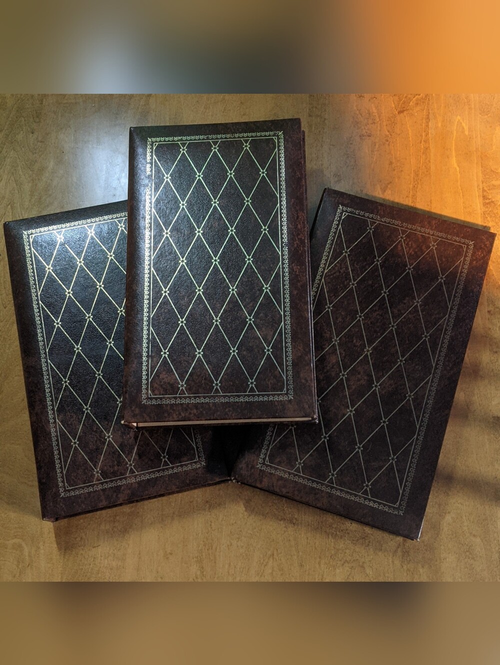 Brown And Gold Large Photo Albums 1960s World Travelers Album 6x4 Photos, 126
